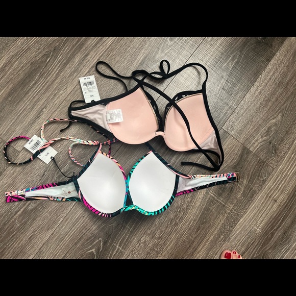 NWT Shade & Shore Bikini Swim Tops 🏝️Lot of 2 size 34 C - Picture 10 of 10